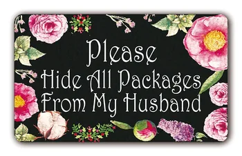 Door Mat Indoor/Outdoor Funny Doormat Machine Washable Doormat For Patio Front Door-Please Hide All Packages From My Husband
Door Mat Indoor/Outdoor Funny Doormat Machine Washable Doormat For Patio Front Door-Please Hide All Packages From My Husband