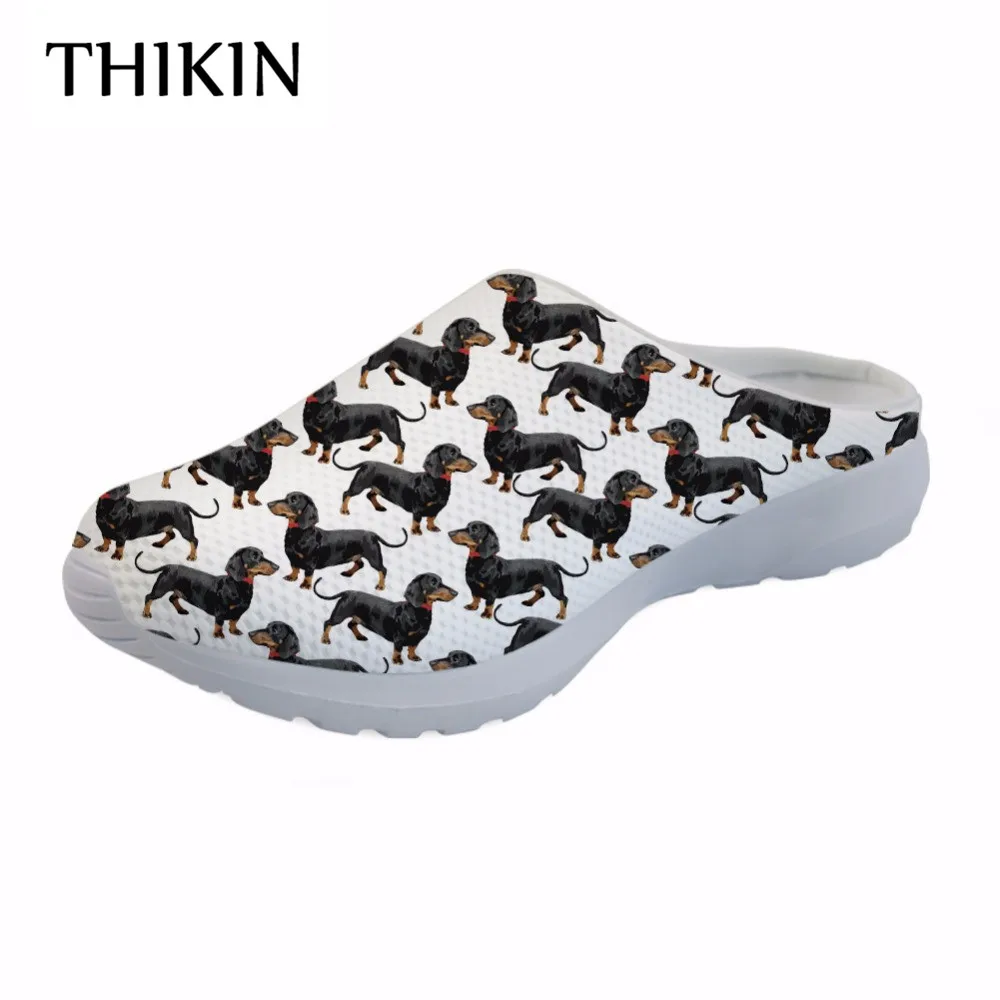 THIKIN Cute Dachshund Dog Print Slip On Walking Shoes Women Summer Breathable Mesh Slippers Girls Lightweight Outdoor Sandals
THIKIN Cute Dachshund Dog Print Slip On Walking Shoes Women Summer Breathable Mesh Slippers Girls Lightweight Outdoor Sandals