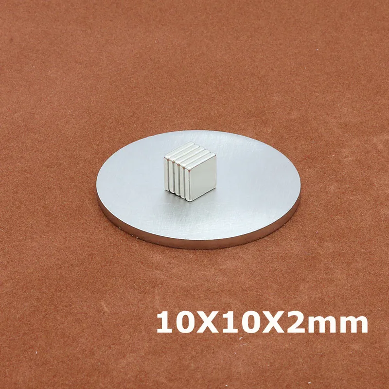 20pcs N52 10 x 10 x2mm Square Neodymium Magnet Permanent NdFeB Super Powerful Strong Magnetic Magnets For Crafts Gallium Metal
20pcs N52 10 x 10 x2mm Square Neodymium Magnet Permanent NdFeB Super Powerful Strong Magnetic Magnets For Crafts Gallium Metal