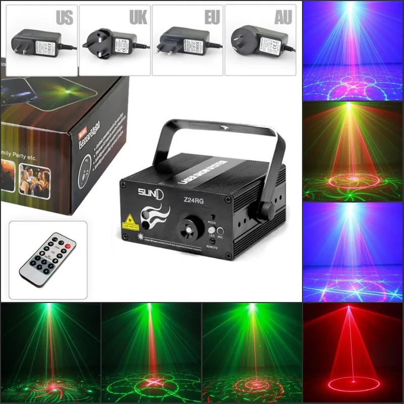 IR Remote/AUTO/Sound RGB Stage Lighting 24 Patterns Laser Stage Lighting effect DJ Home Party show Christmas Xmas Wedding Pub
IR Remote/AUTO/Sound RGB Stage Lighting 24 Patterns Laser Stage Lighting effect DJ Home Party show Christmas Xmas Wedding Pub