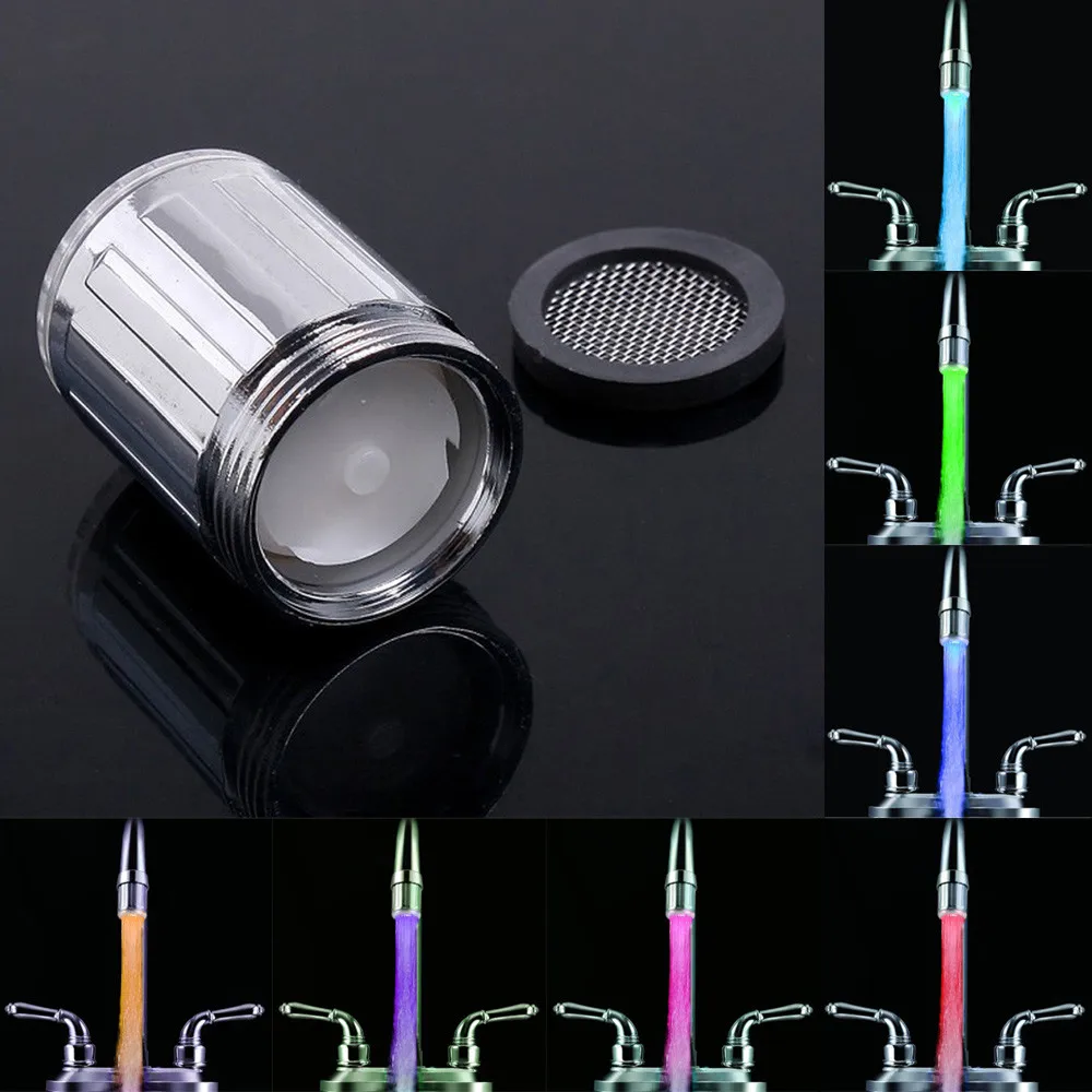 Romantic 7 Color Change LED Light Shower Head Water Bath Home Bathroom Glow Home Bathroom Shower Head 35*28mm
Romantic 7 Color Change LED Light Shower Head Water Bath Home Bathroom Glow Home Bathroom Shower Head 35*28mm