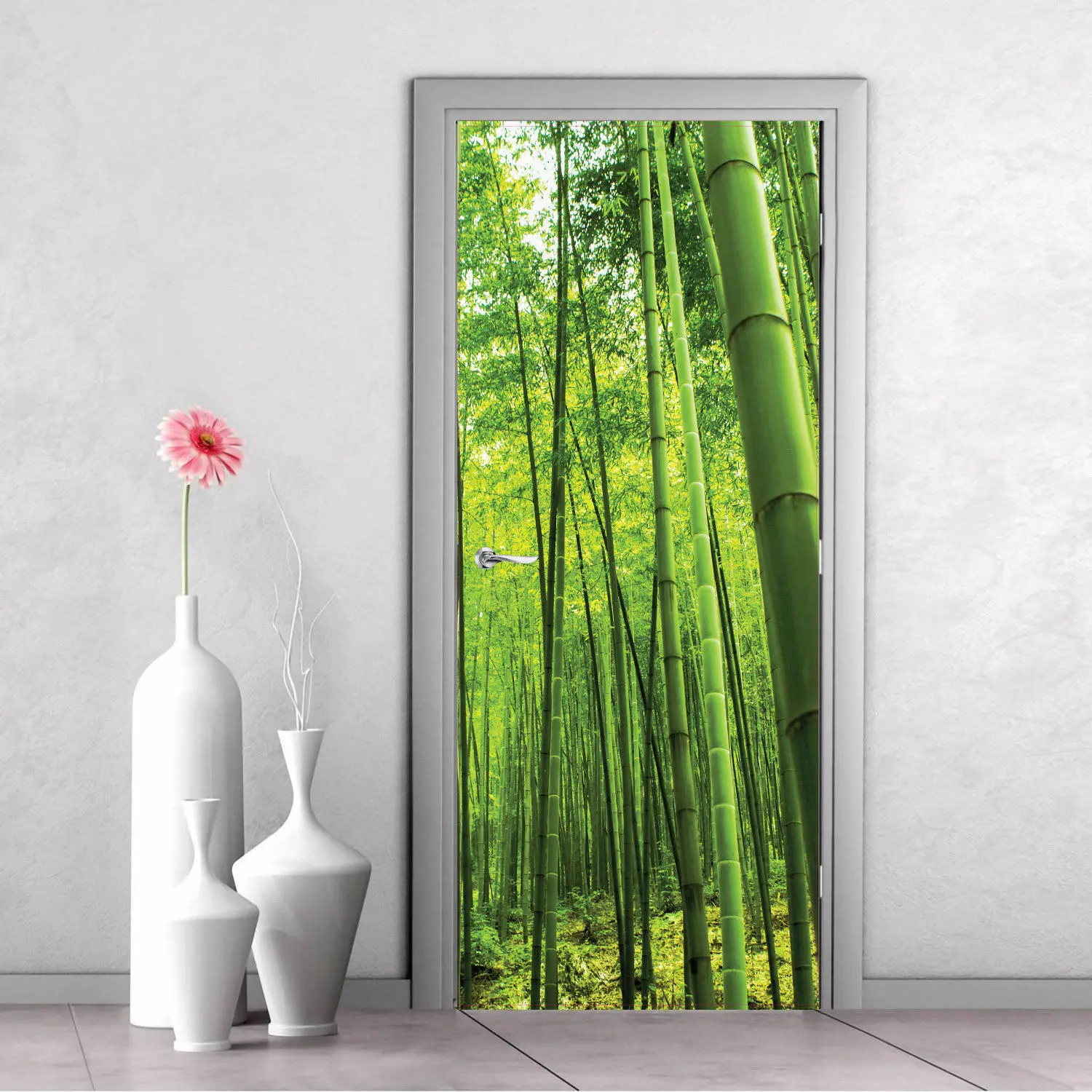 Creative Door Sticker Bamboo Forest For Living Room Bedroom PVC Self Adhesive Wallpaper Waterproof Renew Wall Stickers
Creative Door Sticker Bamboo Forest For Living Room Bedroom PVC Self Adhesive Wallpaper Waterproof Renew Wall Stickers