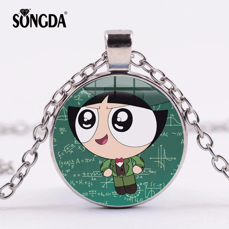 SONGDA The Powerpuff Girls Same Necklace Blossom Bubbles Buttercup Cartoon Figures Glass Cabochon Toy Pendant Necklace for Girls
SONGDA The Powerpuff Girls Same Necklace Blossom Bubbles Buttercup Cartoon Figures Glass Cabochon Toy Pendant Necklace for Girls