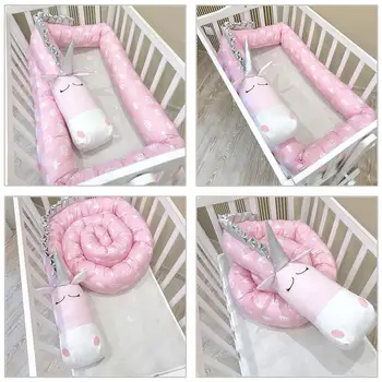 2M/3M Baby Bed Bumpers Pink Unicorn Crib Bumper Safe Anti-Crash Bed Barrier Crib Bed Protector Pillow Cushion Room Decoration
2M/3M Baby Bed Bumpers Pink Unicorn Crib Bumper Safe Anti-Crash Bed Barrier Crib Bed Protector Pillow Cushion Room Decoration