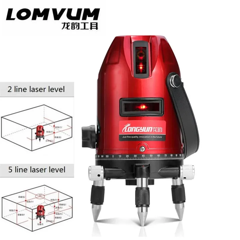 5 Lines laser line cross laser rotary 2lines Vertical and horizontal laser level selfing leveling with lithium battery tripod
5 Lines laser line cross laser rotary 2lines Vertical and horizontal laser level selfing leveling with lithium battery tripod