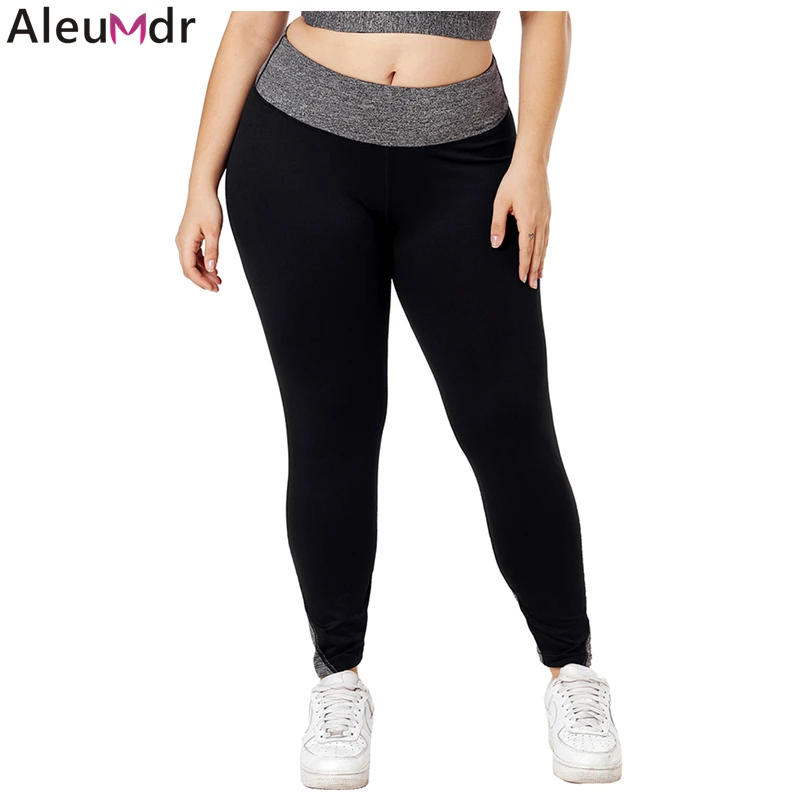 Aleumdr Sport Legging Active Wear Black Heathered Splice Plus Size Yoga Pants Women Clothing Training Tights Gym Fitness LC77114
Aleumdr Sport Legging Active Wear Black Heathered Splice Plus Size Yoga Pants Women Clothing Training Tights Gym Fitness LC77114