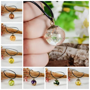 2018 Natural Dandelion Glass Bottle Necklace Long Strip Leather Long Chain Pendant Necklaces for Women
2018 Natural Dandelion Glass Bottle Necklace Long Strip Leather Long Chain Pendant Necklaces for Women