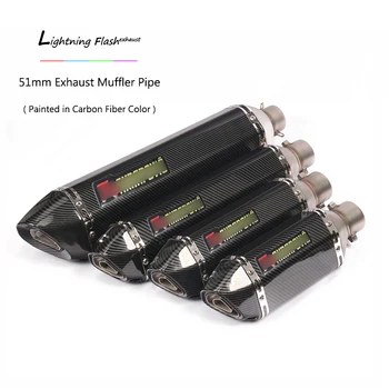 310 370 470 570 mm Silencer Motorcycle 51 mm Exhaust Muffler Pipe Stainless Steel Tail Escape Removable DB Killer Dirt Bike ATV
310 370 470 570 mm Silencer Motorcycle 51 mm Exhaust Muffler Pipe Stainless Steel Tail Escape Removable DB Killer Dirt Bike ATV