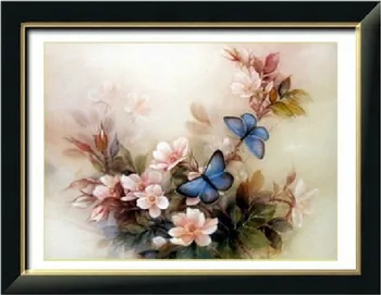 3D Cross Stitch Kit Printed Blue Butterfly Flowers Cross-Stitch Set for Embroidery Cross European Home Decor Handmade Diy Craft
3D Cross Stitch Kit Printed Blue Butterfly Flowers Cross-Stitch Set for Embroidery Cross European Home Decor Handmade Diy Craft