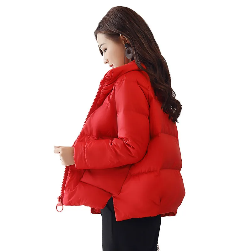 Autumn Winter Coat Women Stand Collar Thicken Short Cotton Padded Winter Jacket Manteau Femme Hiver Slim Warm Bread Coat C4974
Autumn Winter Coat Women Stand Collar Thicken Short Cotton Padded Winter Jacket Manteau Femme Hiver Slim Warm Bread Coat C4974