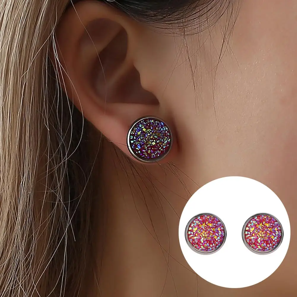 New Women Fashion Round Starry Sky Ear Studs Stainless Steel Earrings Piercing Jewelry Gift
New Women Fashion Round Starry Sky Ear Studs Stainless Steel Earrings Piercing Jewelry Gift