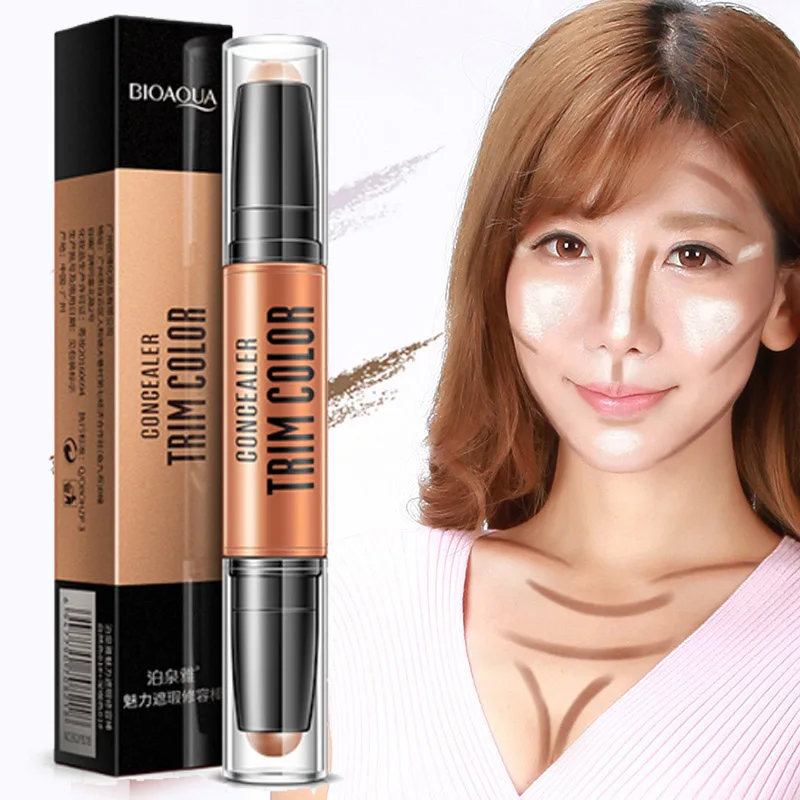 Bioaqua Highlighter Stick Double Use Makeup Concealer Foundation Cosmetic Stick Face Repair Bar Pen
Bioaqua Highlighter Stick Double Use Makeup Concealer Foundation Cosmetic Stick Face Repair Bar Pen