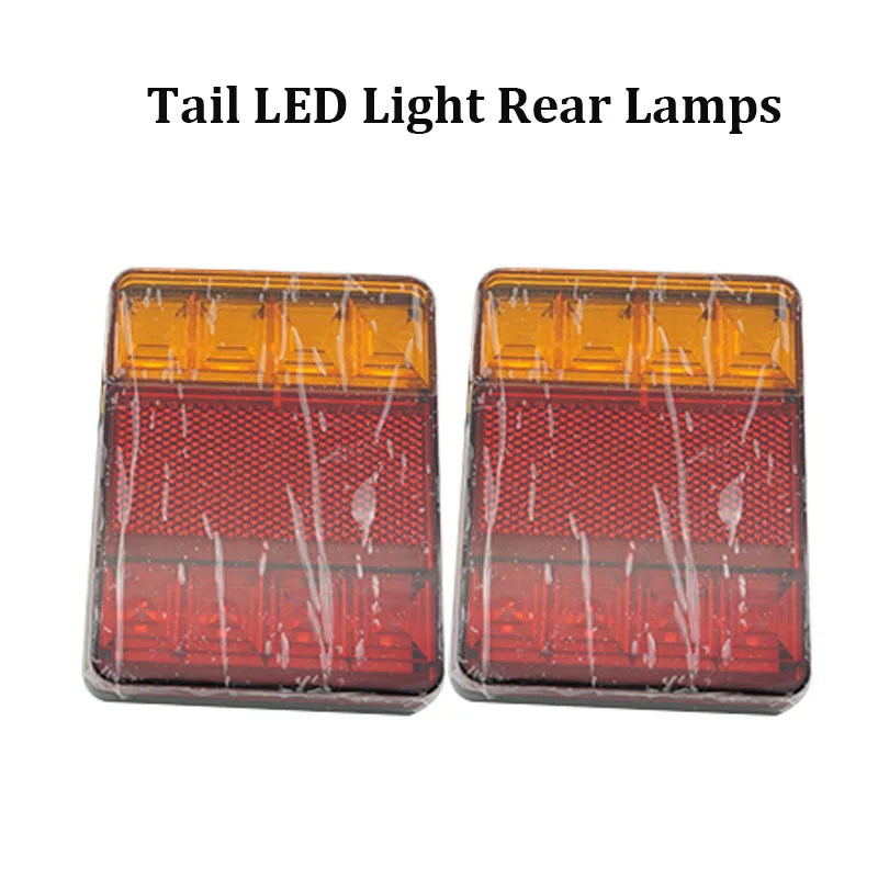 2PCS 8 LEDs 12V Waterproof Truck Trailer Boat LED Lamp Kit Tail Light Lamp Stop Indicator
2PCS 8 LEDs 12V Waterproof Truck Trailer Boat LED Lamp Kit Tail Light Lamp Stop Indicator