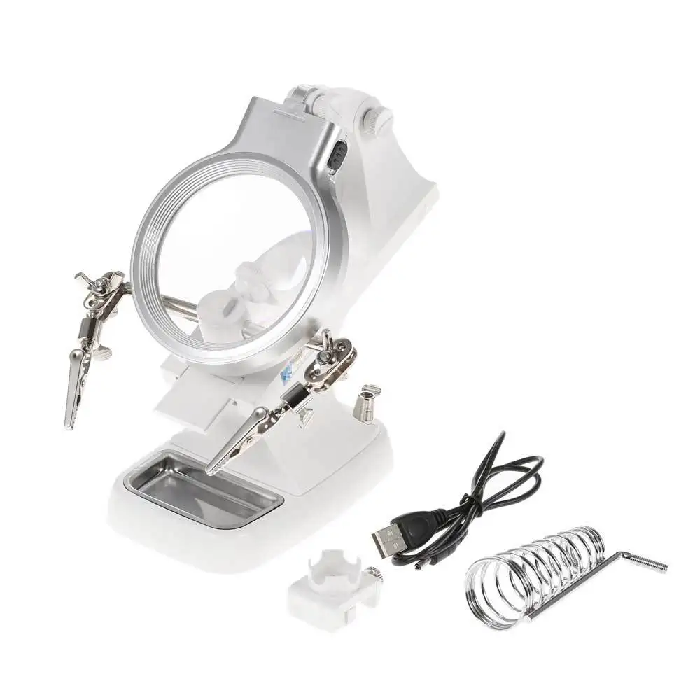lLED Glasses Magnifier 10LEDs 360 Degree Rotation Clip 3x 4.5x lamp magnifier table
lLED Glasses Magnifier 10LEDs 360 Degree Rotation Clip 3x 4.5x lamp magnifier table