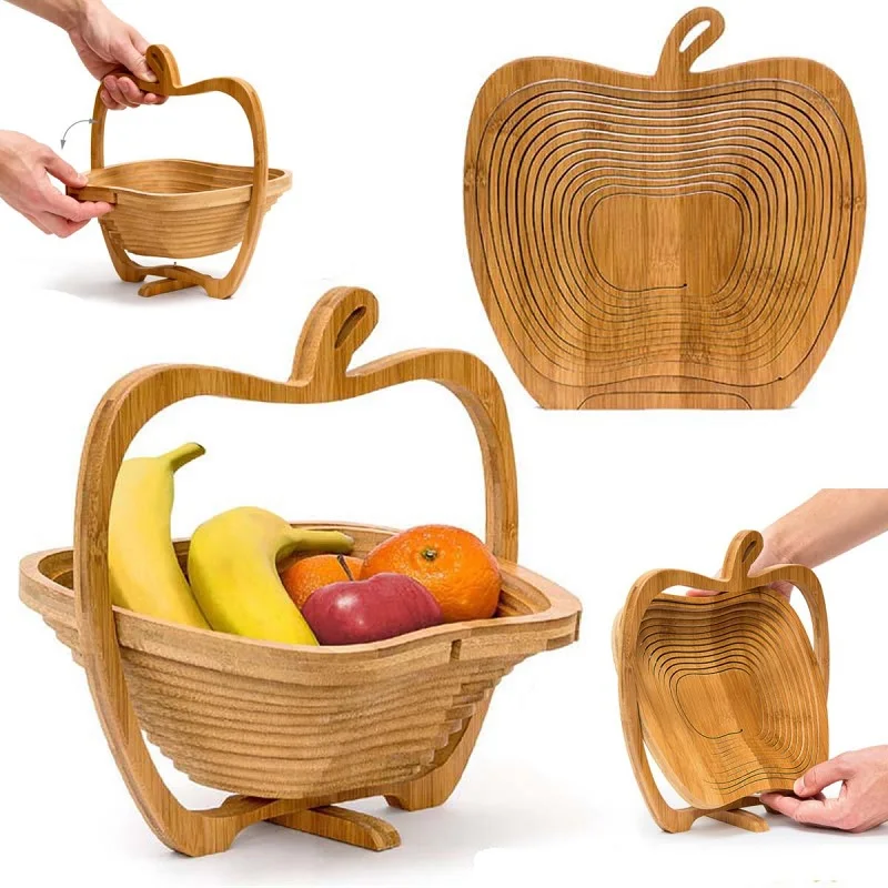 Bamboo Basket Collapsible Home Fashion Creative Apple Shaped Kitchen Fruit Storage Centerpiece Decor Travel Crafts
Bamboo Basket Collapsible Home Fashion Creative Apple Shaped Kitchen Fruit Storage Centerpiece Decor Travel Crafts