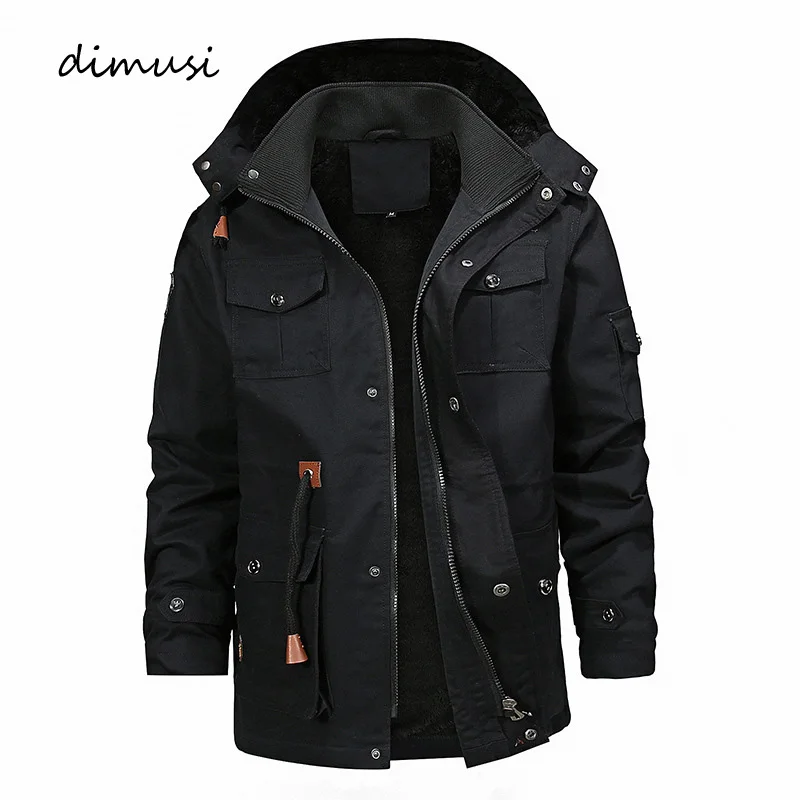 DIMUSI Winter Men's Fleece Warm Jackets Men Thermal Thick Hooded Coats Outerwear Male Army Military Jackets Mens Brand Clothing
DIMUSI Winter Men's Fleece Warm Jackets Men Thermal Thick Hooded Coats Outerwear Male Army Military Jackets Mens Brand Clothing