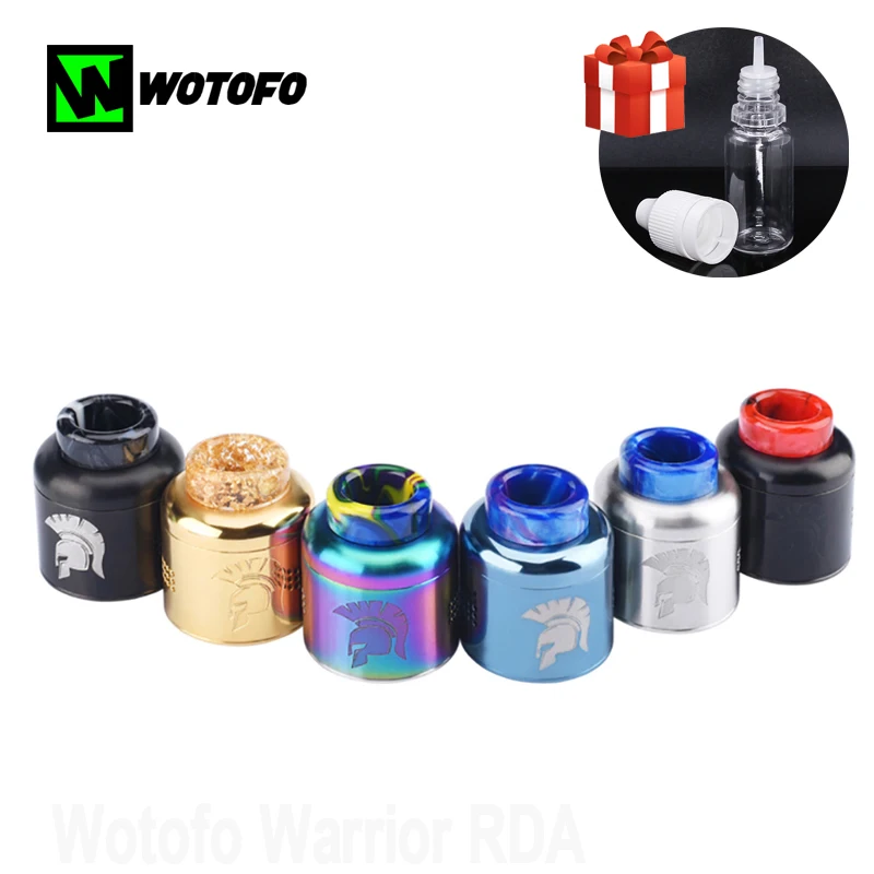Original Wotofo Warrior RDA Vape Tank 25mm Rebuilding Dripping RDA Atomizer Vaper Electronic Cigarette Atomizer 510 Thread
Original Wotofo Warrior RDA Vape Tank 25mm Rebuilding Dripping RDA Atomizer Vaper Electronic Cigarette Atomizer 510 Thread