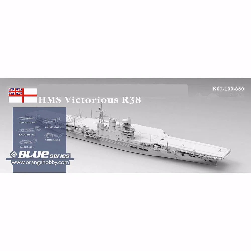 OHS Orange Hobby N07100680 1/700 HMS Victorious R38 1966 Aircraft Carrier Assembly Scale Military Ship Model Building Kits oh
OHS Orange Hobby N07100680 1/700 HMS Victorious R38 1966 Aircraft Carrier Assembly Scale Military Ship Model Building Kits oh