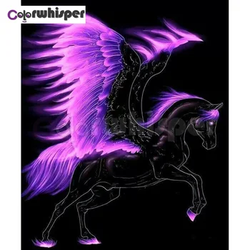 Diamond Painting Full Square/Round Pegasus Purple Flying Horse with Wings Daimond Painting Mosaic Rhinestone Embroidery 024XP
Diamond Painting Full Square/Round Pegasus Purple Flying Horse with Wings Daimond Painting Mosaic Rhinestone Embroidery 024XP