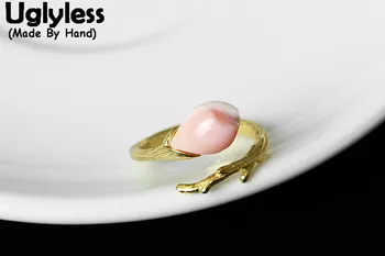 Uglyless Genuine S925 Sterling Silver Flower Finger Rings for Women Pink Shell Magnolia Ring Elegant Floral Jewelry Allergy-free
Uglyless Genuine S925 Sterling Silver Flower Finger Rings for Women Pink Shell Magnolia Ring Elegant Floral Jewelry Allergy-free