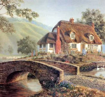 Cross Stitch Kit Scenic Painting Forest hut bridge Crafts Art Needlework 14CT Unprinted Embroidered Handmade Wall Home Decor
Cross Stitch Kit Scenic Painting Forest hut bridge Crafts Art Needlework 14CT Unprinted Embroidered Handmade Wall Home Decor