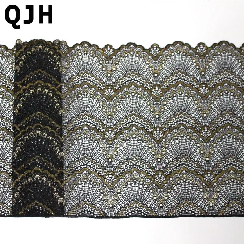 24cm Width DIY Net Lace Trim Clothes Accessories Voile Guipure tulle Elastic Fan-shaped pattern Mesh Lace Ribbon Sewing Supplies
24cm Width DIY Net Lace Trim Clothes Accessories Voile Guipure tulle Elastic Fan-shaped pattern Mesh Lace Ribbon Sewing Supplies