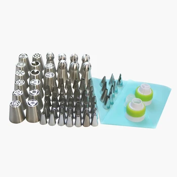 SHENHONG 77PCS DIY Dessert Icing Piping Tips Set 1 Pcs Silicone Bag 3 Coupler Russian Tulip Nozzles Cupcake Cake Decorating
SHENHONG 77PCS DIY Dessert Icing Piping Tips Set 1 Pcs Silicone Bag 3 Coupler Russian Tulip Nozzles Cupcake Cake Decorating