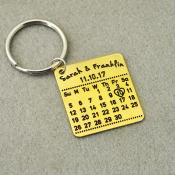 Customized Calendar Keychain,Personalized Key chain, Custom Names&Date, Custom Key Chains, Gift for Him, Anniversary Gift
Customized Calendar Keychain,Personalized Key chain, Custom Names&Date, Custom Key Chains, Gift for Him, Anniversary Gift