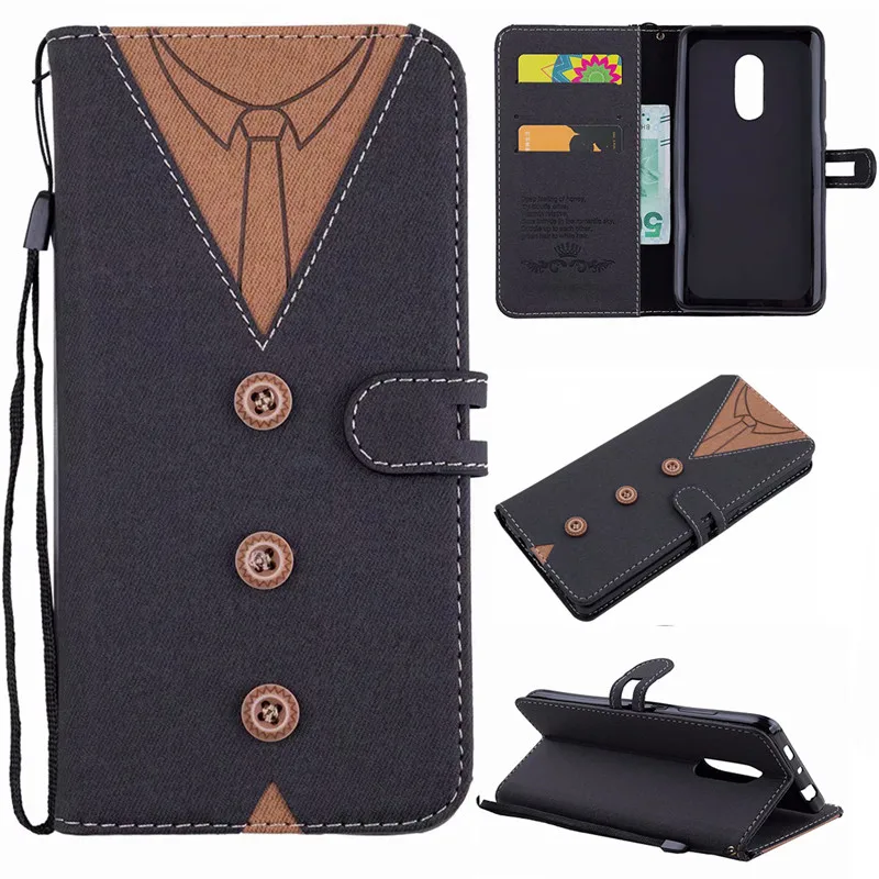 For Coque Xiaomi Redmi 5 Case Cover Luxury Flip Canvas Leather Soft TPU Wallet Phone Cases For Fundas Xiaomi Redmi 5 Plus With lanyard case3