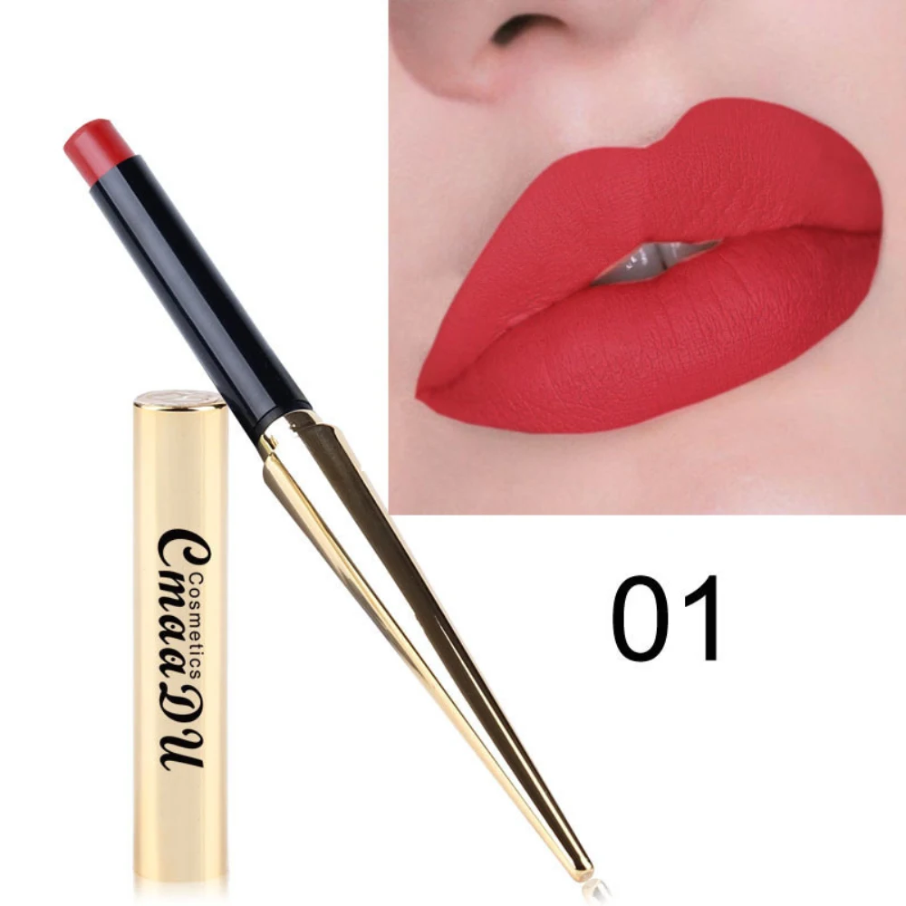 CmaaDu 12 Colors Gold Matte Lipstick Make Up Waterproof Nude Lipstick Long Lasting Lipstick Kit Lip Gloss Cosmetics P TSLM2
CmaaDu 12 Colors Gold Matte Lipstick Make Up Waterproof Nude Lipstick Long Lasting Lipstick Kit Lip Gloss Cosmetics P TSLM2