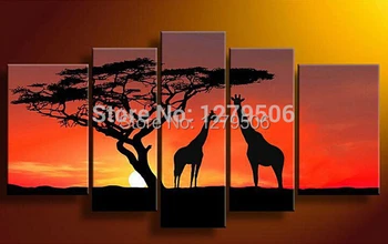 100% Handmade High Quality Wall Art Home Decoration Picture Oil Painting On Canvas 5 Piece/set Sunset Scenery
100% Handmade High Quality Wall Art Home Decoration Picture Oil Painting On Canvas 5 Piece/set Sunset Scenery