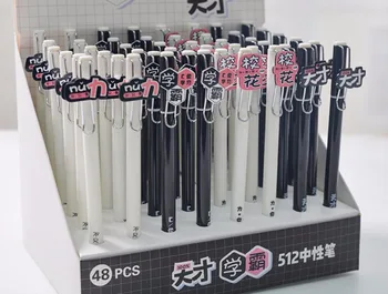 new korea Gifted scholar gel pen cartoon stationery prize kawaii student pen office writing black neutral ink pen 48pc/lot
new korea Gifted scholar gel pen cartoon stationery prize kawaii student pen office writing black neutral ink pen 48pc/lot