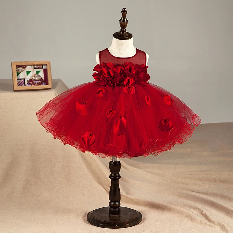 High Quality Red Tulle Appliques Baby Girl Birthday Party Dresses Princess infants Wedding Christening Baptism Gown for newborn
High Quality Red Tulle Appliques Baby Girl Birthday Party Dresses Princess infants Wedding Christening Baptism Gown for newborn