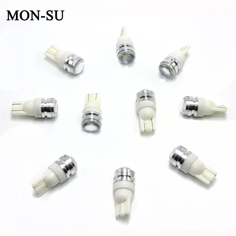 MON SU 10 шт. T10 194 168 W5W 2835 3smd 3 светодиодный объектив СВЕТОДИОДНЫЙ Светильник лампы