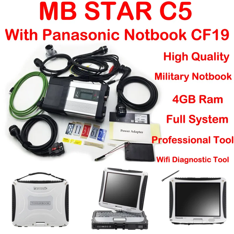 Top Quality New generation Mb Star C5 star diagnosis tool +Panasonic CF19 Notebook MK3 2018-12V Vediamo+DTS mb star diagnosis c5 
Top Quality New generation Mb Star C5 star diagnosis tool +Panasonic CF19 Notebook MK3 2018-12V Vediamo+DTS mb star diagnosis c5