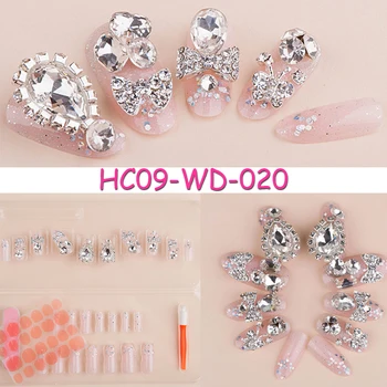 12boxes Rhinestones Nude Nail Art Tip Butterfly Full Cover False Tip Wedding Artifical Tip Bowknot Heart Charm #20
12boxes Rhinestones Nude Nail Art Tip Butterfly Full Cover False Tip Wedding Artifical Tip Bowknot Heart Charm #20