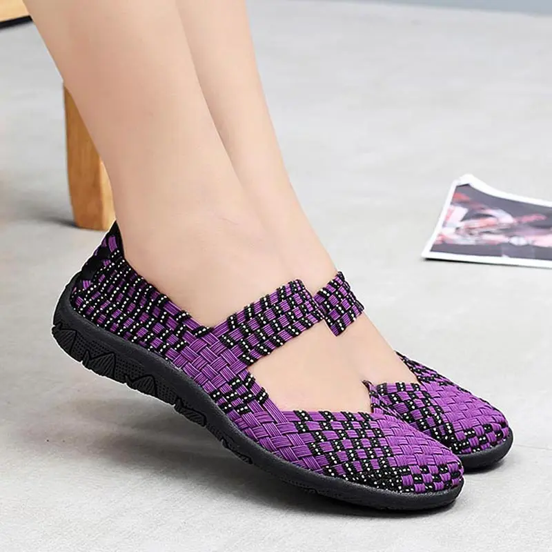 Woven Slip-on Women's Sports Shoes Summer Gym Shoes Women Mesh Sneakers for Women Light Weight Running Shoes Sport Purple B-337
Woven Slip-on Women's Sports Shoes Summer Gym Shoes Women Mesh Sneakers for Women Light Weight Running Shoes Sport Purple B-337