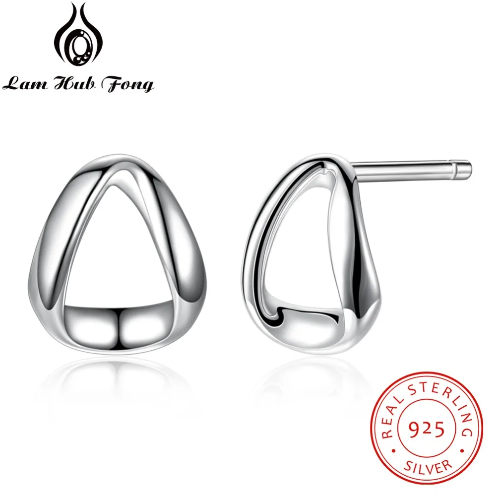 Geometric Style Twisted Triangle Earrings For Women Real Pure 925 Sterling Silver Stud Earrings Small Earrings (Lam Hub Fong)
Geometric Style Twisted Triangle Earrings For Women Real Pure 925 Sterling Silver Stud Earrings Small Earrings (Lam Hub Fong)
