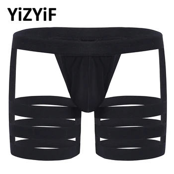 Gay swimwear Lingerie Men Underwear with Bulge Pouch Garters Mens Bikini Panties Jockstrap G-Strings with 3 Stretchy Garters
Gay swimwear Lingerie Men Underwear with Bulge Pouch Garters Mens Bikini Panties Jockstrap G-Strings with 3 Stretchy Garters