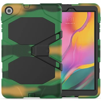 3 in 1 Hybrid Plastic+Silicon Heavy Duty Shockproof Rugged Military Armor Back Cover for Galaxy Tab A 10.1 inch 2019 T720/T725
3 in 1 Hybrid Plastic+Silicon Heavy Duty Shockproof Rugged Military Armor Back Cover for Galaxy Tab A 10.1 inch 2019 T720/T725