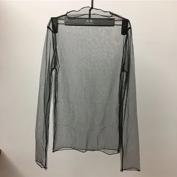Korean Summer Women Lace Transparent Blouses Shirt Women tops Ladies Sexy mesh See-through Long Sleeve Black Shirt Blouse Femme
Korean Summer Women Lace Transparent Blouses Shirt Women tops Ladies Sexy mesh See-through Long Sleeve Black Shirt Blouse Femme