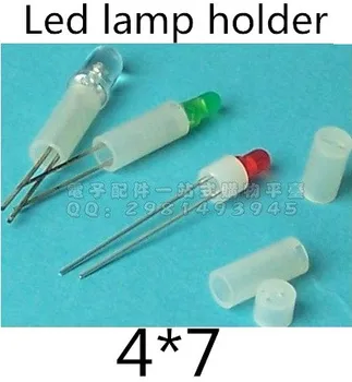 1000pcs/lot Diameter 3mm LED Plastic Spacer Holder Case Socket Clips Base For Diodes Outer Diameter 4mm*7mm (Length)
1000pcs/lot Diameter 3mm LED Plastic Spacer Holder Case Socket Clips Base For Diodes Outer Diameter 4mm*7mm (Length)