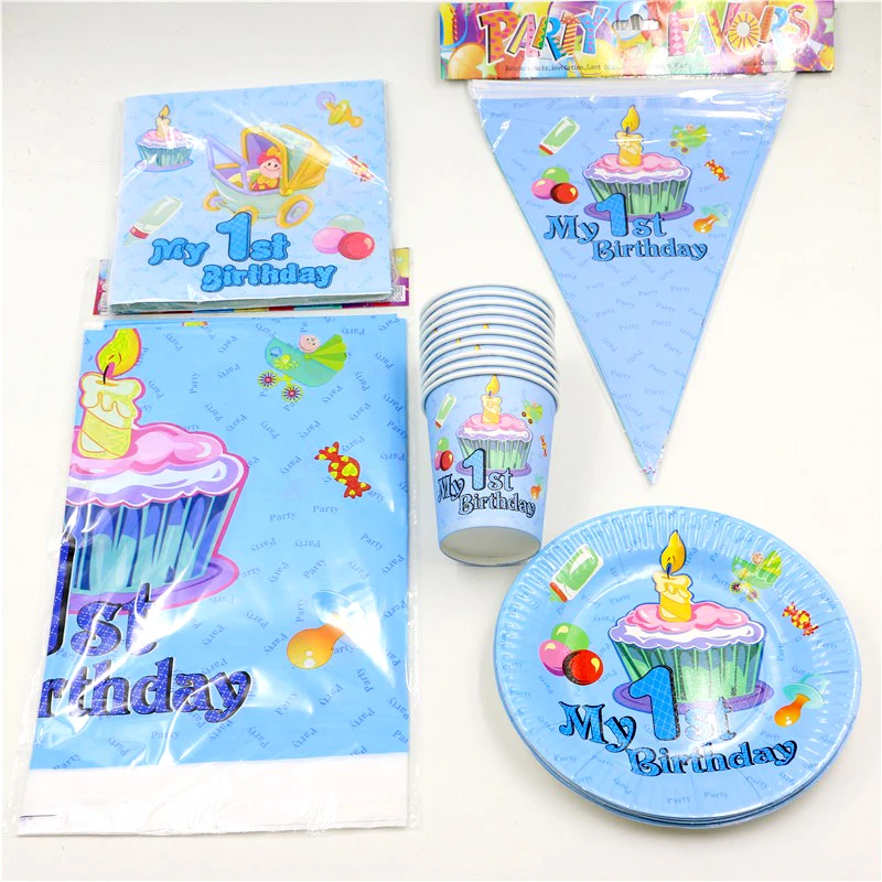 My 1st Birthday Party Decorate Banner Candles Theme Plates Tablecloth Kids Favors Napkins Cups Baby Shower Tableware Set 51pcs
My 1st Birthday Party Decorate Banner Candles Theme Plates Tablecloth Kids Favors Napkins Cups Baby Shower Tableware Set 51pcs
