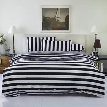 New Drop Ship Bedding Set Twin/Full/Queen Size Duvet Cover Set Classic Black and White Bed Sheet Sets Home Textile
New Drop Ship Bedding Set Twin/Full/Queen Size Duvet Cover Set Classic Black and White Bed Sheet Sets Home Textile