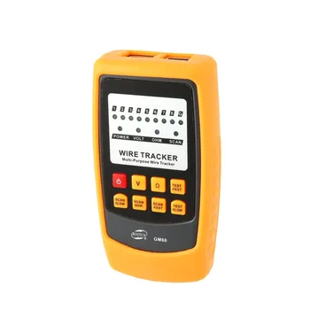 Superior GM60 RJ11 RJ45 Multi-purpose Cable Led Transmitter Receiver Detector Functional Track Tracer Wires Cable Tester
Superior GM60 RJ11 RJ45 Multi-purpose Cable Led Transmitter Receiver Detector Functional Track Tracer Wires Cable Tester