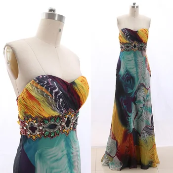 MACloth Multi A-Line Strapless Floor-Length Long Crystal Chiffon Prom Dresses Dress M 265761 Clearance
MACloth Multi A-Line Strapless Floor-Length Long Crystal Chiffon Prom Dresses Dress M 265761 Clearance