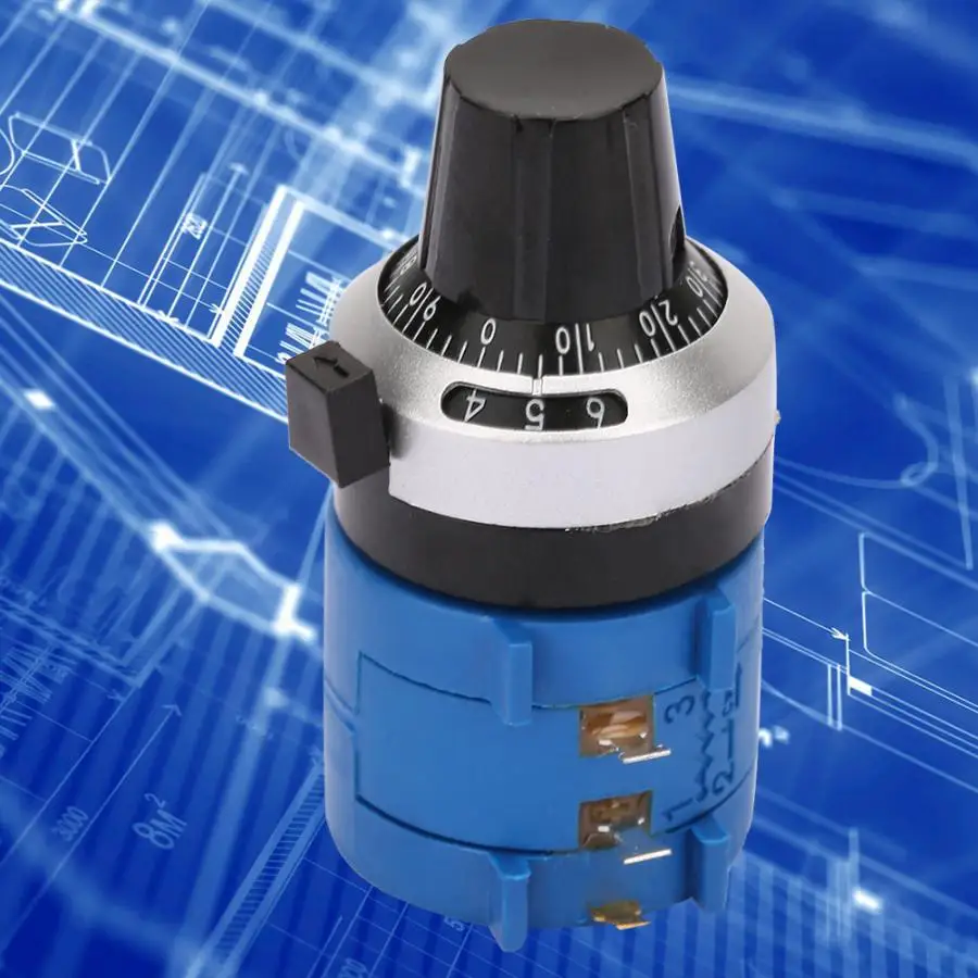 2W Wirewound Potentiometer High Accuracy Counting Dial Multiple Circles Wirewound Potentiometer 3590S-2-101L 100Ohm
2W Wirewound Potentiometer High Accuracy Counting Dial Multiple Circles Wirewound Potentiometer 3590S-2-101L 100Ohm