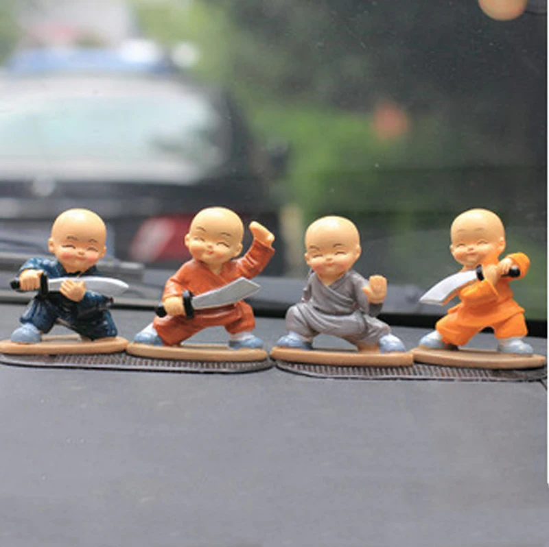 4PCS/Sets Car Ornaments Personalized Decorations Creative Crafts Gifts Shaolin Kung Fu Dance Knife Small Monk Car Ornaments
4PCS/Sets Car Ornaments Personalized Decorations Creative Crafts Gifts Shaolin Kung Fu Dance Knife Small Monk Car Ornaments