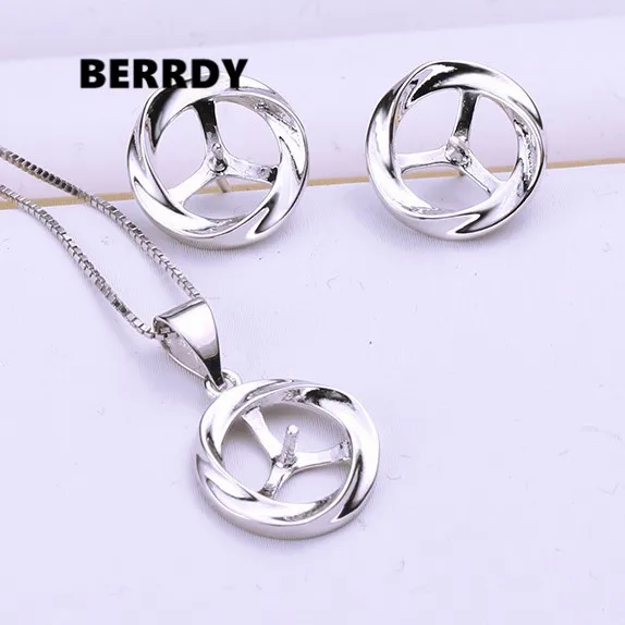 Fashion Pearl Earrings/Ring Set Mountings Findings Settings Jewelry Set Parts Fittings Charm Accessories for Lady Girls
Fashion Pearl Earrings/Ring Set Mountings Findings Settings Jewelry Set Parts Fittings Charm Accessories for Lady Girls