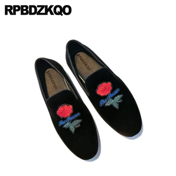 Runway Loafers Embroidery Large Size Shoes Suede Men Black Nubuck Brand European British Style Spring Mens Floral Embroided
Runway Loafers Embroidery Large Size Shoes Suede Men Black Nubuck Brand European British Style Spring Mens Floral Embroided